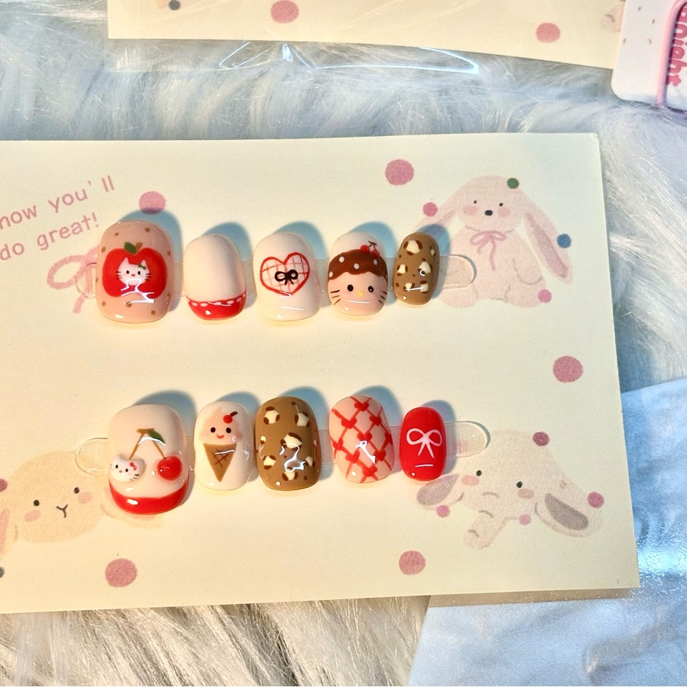 Hello Kitty Press On Nail